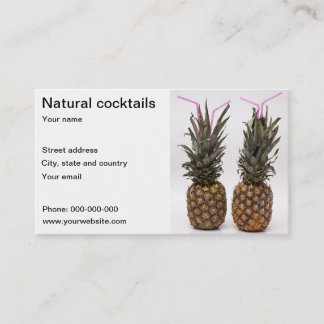 Tarjeta De Visita Targeta para cocteleria