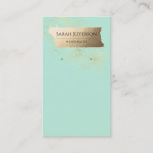 Tarjeta De Visita 	Tarjeta de ganancia Minimalista ProfessionalFaux 
