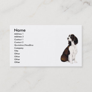 Tarjeta De Visita "Tarjeta de visita del arte del perro del perro de