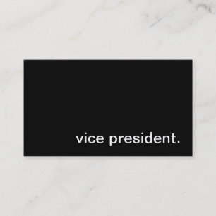 Tarjeta De Visita Tarjeta del vicepresidente visita