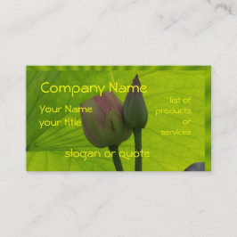 Tarjeta De Visita Tarjeta-personalizar del contacto de Lotus