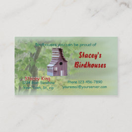 Tarjeta De Visita Tarjeta-personalizar del negocio del cedro