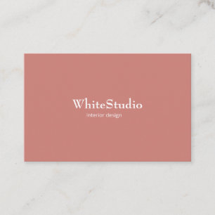Tarjeta De Visita Tarjeta visita White Terra Cotta Business Card