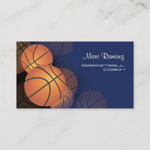 Tarjeta De Visita ¡Tarjetas de baloncesto de PixDezines/Colores de f