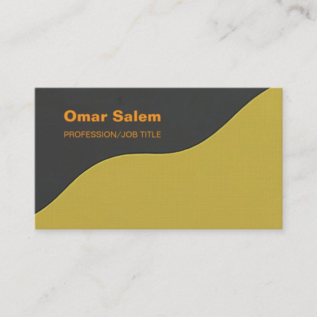 Tarjeta De Visita "Tarjetas de visita inolvidables con un diseño úni (Anverso)