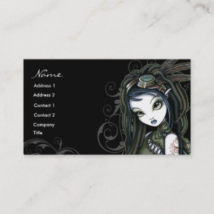 Tarjeta De Visita "Tarjetas de visita tribales de Fae del Aviatrix