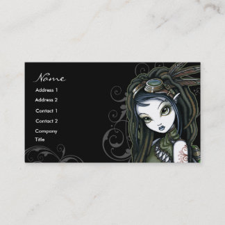 Tarjeta De Visita "Tarjetas de visita tribales de Fae del Aviatrix