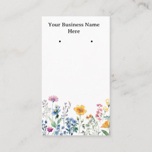 Tarjeta De Visita Tarjetas/tarjetas de visita de flores silvestres