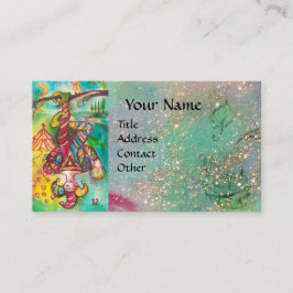 TARJETA DE VISITA TAROS DE LAS SOMBRAS PERDIDAS / EL HOMBRE COLGADO