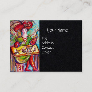 Tarjeta De Visita TAROS DE LAS SOMBRAS PERDIDAS, EL Papel Negro MÁGI