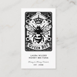 Tarjeta De Visita Tarot Bee Tema Miel Apiario Apiario Abeekeeper