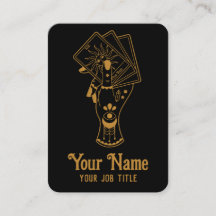 Tarjeta de visita Tarot Card Reader