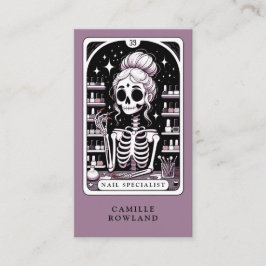 Tarjeta De Visita Tarot Nail Salon Business Card