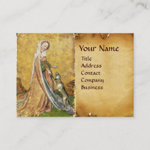 Tarjeta De Visita Tarots antiguos/Tarjetas judiciales alemanas/Dama 