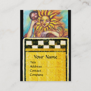 TARJETA DE VISITA TAROTS DE LAS SOMBRAS PERDIDAS 19 / EL SOL