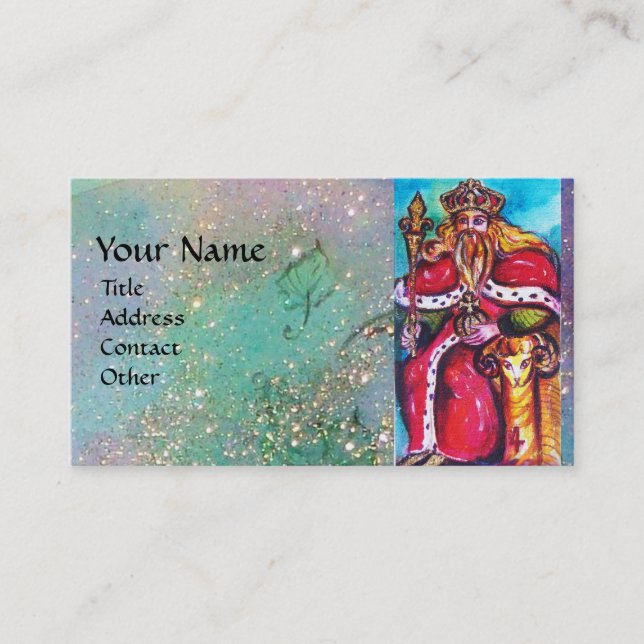 TARJETA DE VISITA TARUTAS DE LAS SOMBRAS PERDIDAS / EL EMPEROR (Anverso)