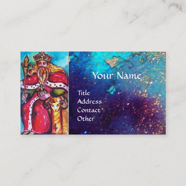 TARJETA DE VISITA TARUTAS DE LAS SOMBRAS PERDIDAS / EL EMPEROR (Anverso)