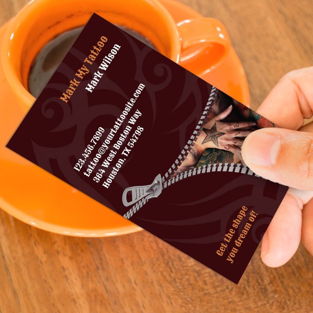 Tarjeta de visita Tattoo (Subido por el creador)