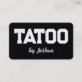 Tarjeta De Visita Tattoo Artist Shop
