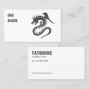Tarjeta De Visita Tattoo Shop