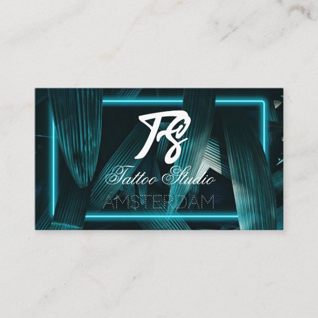 Tarjeta De Visita Tattoo Studio (Anverso)