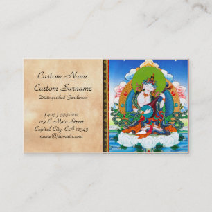 Tarjeta De Visita Tatuaje tibetano oriental fresco Saraswati del