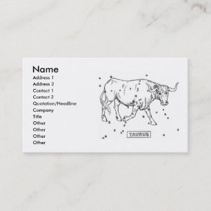 Tarjeta de visita Taurus