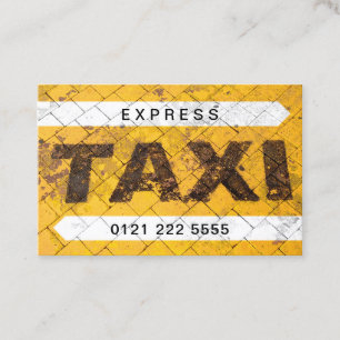 Tarjeta De Visita Taxi