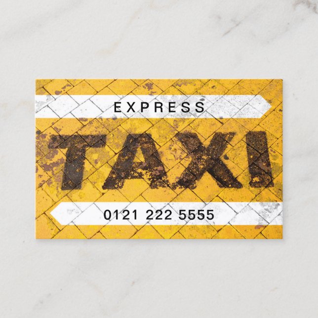 Tarjeta De Visita Taxi (Anverso)