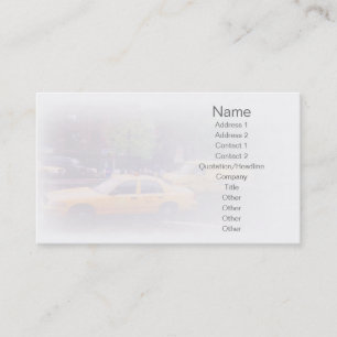 Tarjeta De Visita Taxi
