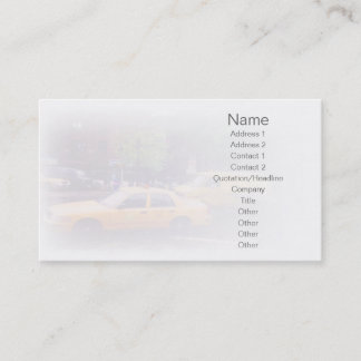 Tarjeta De Visita Taxi