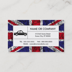 Tarjeta De Visita taxi británico