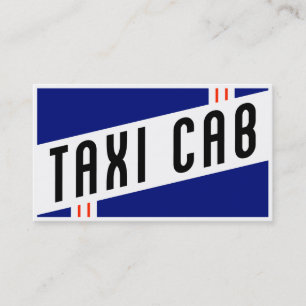 Tarjeta De Visita taxi retro