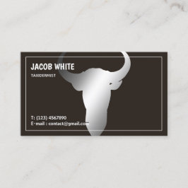 Tarjeta De Visita Taxidermista