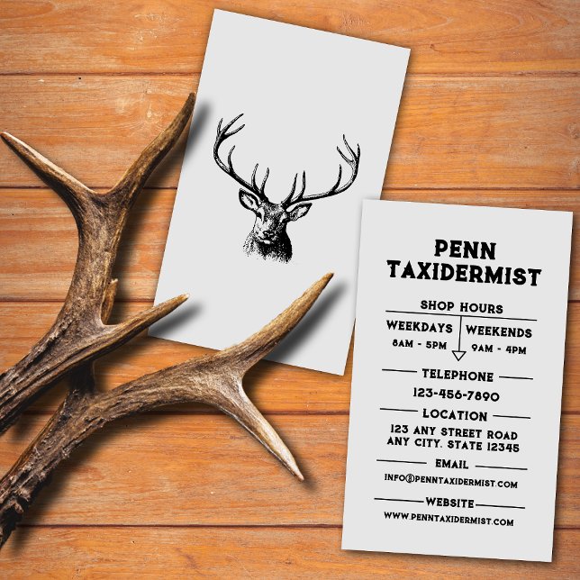 Tarjeta De Visita Taxidermista (Subido por el creador)