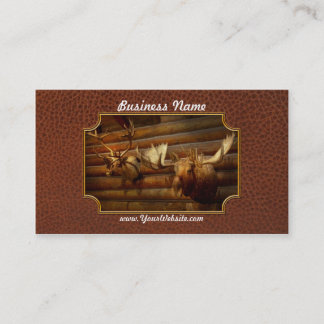 Tarjeta De Visita Taxidermy - la casa de cazadores