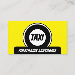 Tarjeta De Visita taxista profesional taxista taxi amarillo taxi