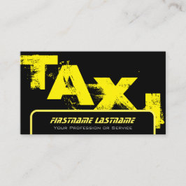 Tarjeta De Visita taxista profesional taxista taxi amarillo taxi
