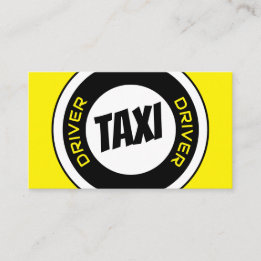 Tarjeta De Visita taxista profesional taxista taxi amarillo taxi