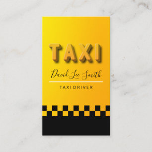 Tarjeta De Visita Taxista / Servicio Cab