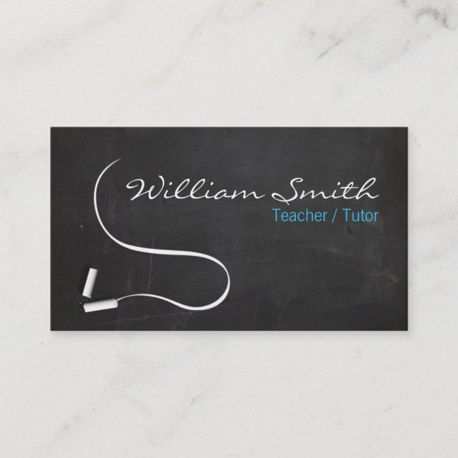 Tarjeta De Visita Teacher / Tutor Business card (Anverso)