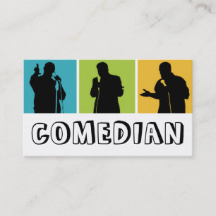 Tarjeta De Visita Teatro de comedia de artistas de entretenimiento c