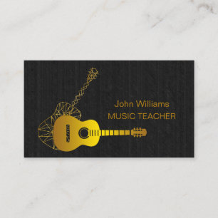 Tarjeta De Visita Teatro de música de guitarra DJ reproductor musica
