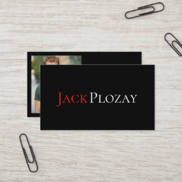 Tarjeta De Visita Teatro profesional y arte fotografía moderna