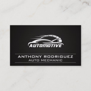 Tarjeta De Visita Tech Auto Repair Servicio de Autos