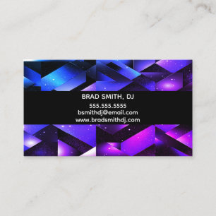 Tarjeta De Visita Tech Blocks y DJ Starlight
