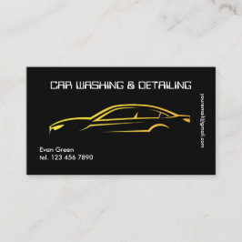 Tarjeta De Visita Techno Black Golden