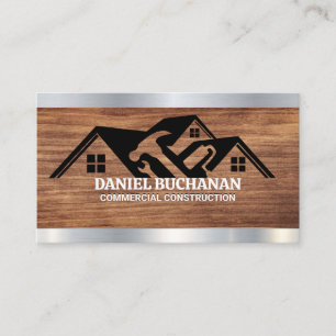 Tarjeta De Visita Techo de la propiedad   Herramientas de construcci