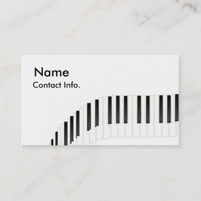 Tarjeta De Visita Teclado (Anverso)