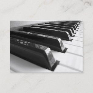 Tarjeta De Visita Teclado B&W, mini foto